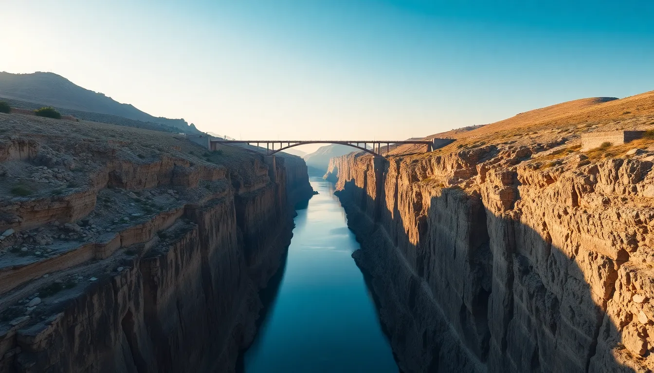 The Corinth Canal and Ancient Corinth
