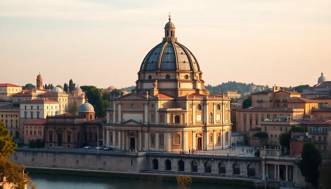The Great Synagogue of Rome and the Jewish Museum