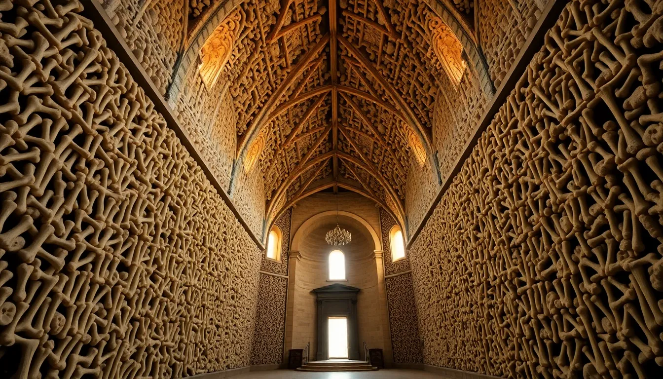 The Capela dos Ossos: The Chapel of Bones in Evora