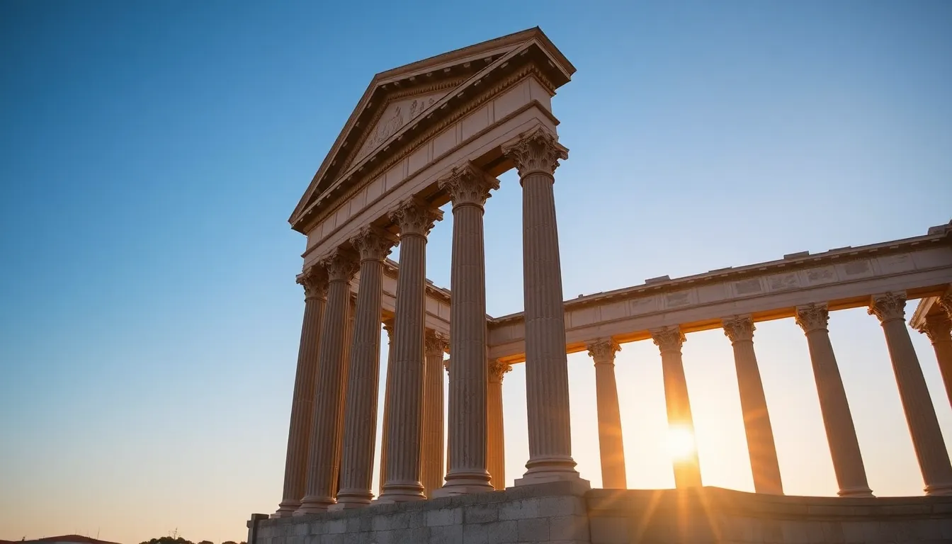 The Roman Temple of Evora (Temple of Diana)