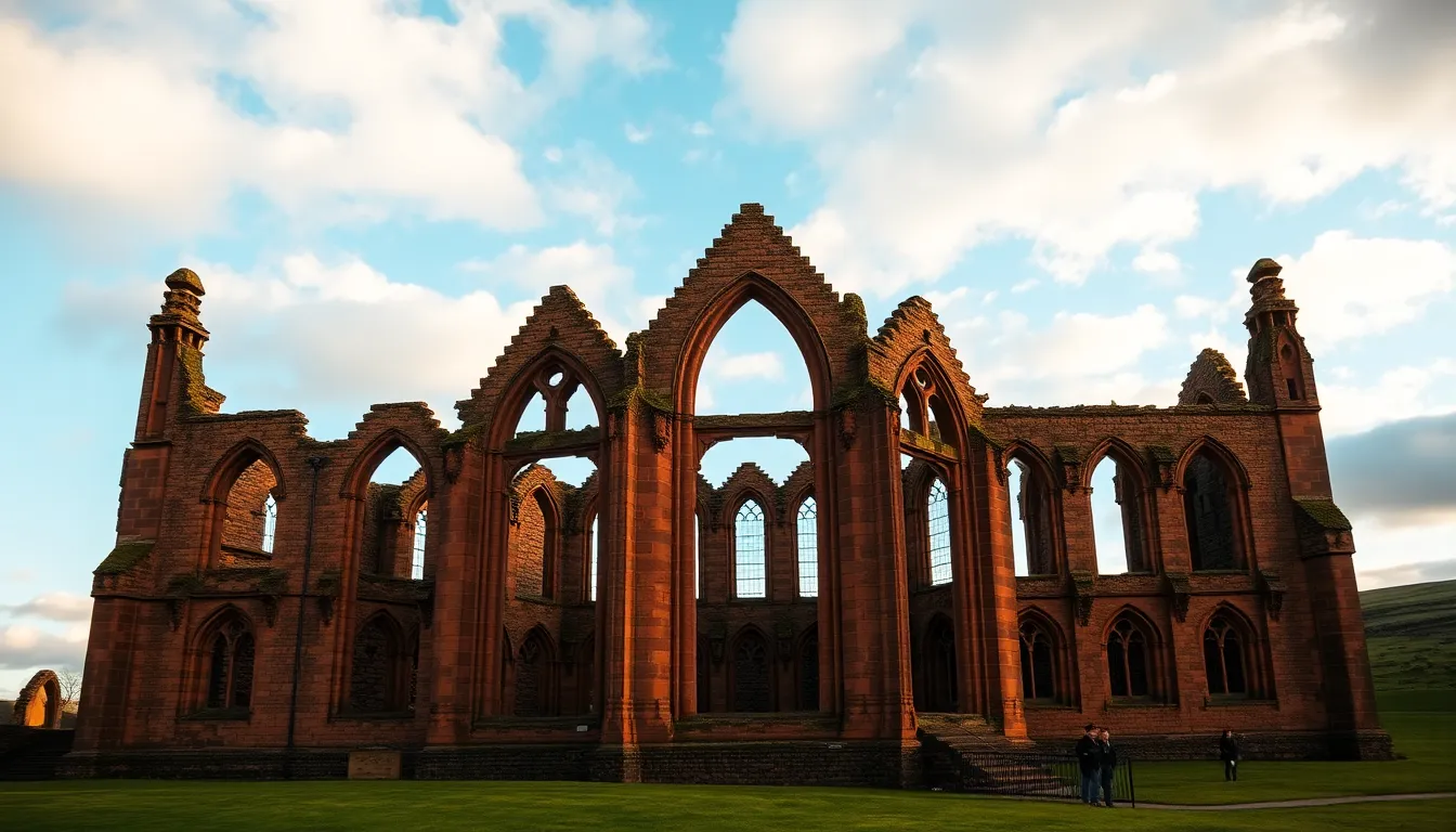 Melrose Abbey and the Heart of Robert the Bruce